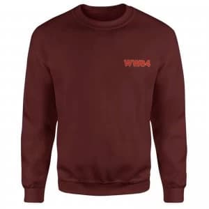 DC Wonder Woman WW84 Embroidered Unisex Sweatshirt - Burgundy - L