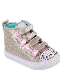 Skechers Toddler Girls Shuffle Lite Quilted Beauties High Top