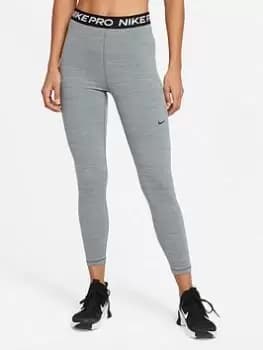 Nike Pro Training 365 Hi Rise Legging - Black, Grey Size XS Women