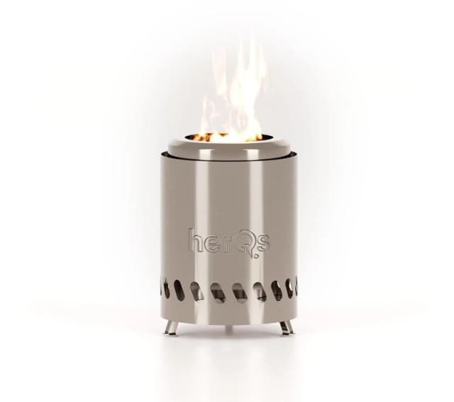 HERQS Smokeless Mini Fire Pit - Silver 9509418461881