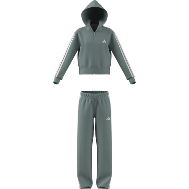adidas Essentials Tracksuit Set Juniors Wndr Sage/White female 9-10 Years