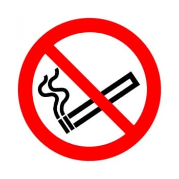 Signslab 50x50 No Smoking Symbol S/a