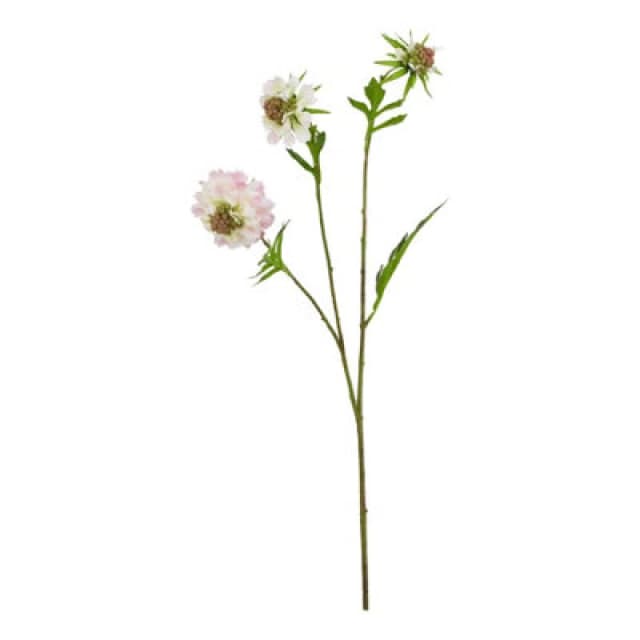 Hill Interiors The Natural Garden Collection Scabious Stem Artificial Plant Pink (One Size)