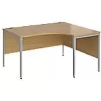 Dams International Right Hand Ergonomic Desk MB14ERSO 1,400 x 1,200 x 725 mm