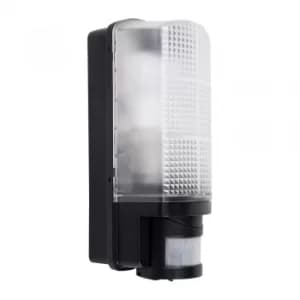 Griffin IP44 PIR Bulkhead Wall Light in Black
