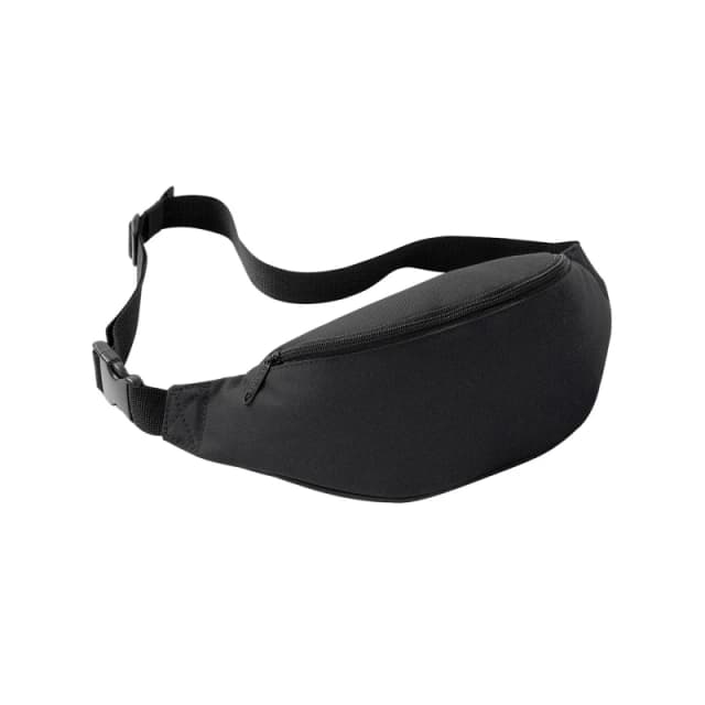 Bagbase Waist Bag in Black Unisex One Size