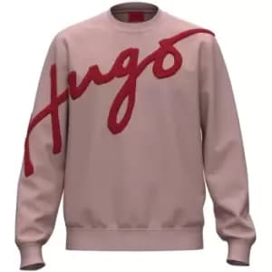 Hugo Emblazoned HUGO Sweatshirt - Pink