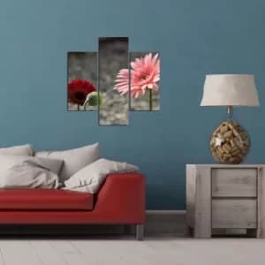 3MDF-098 Multicolor Decorative MDF Painting (3 Pieces)