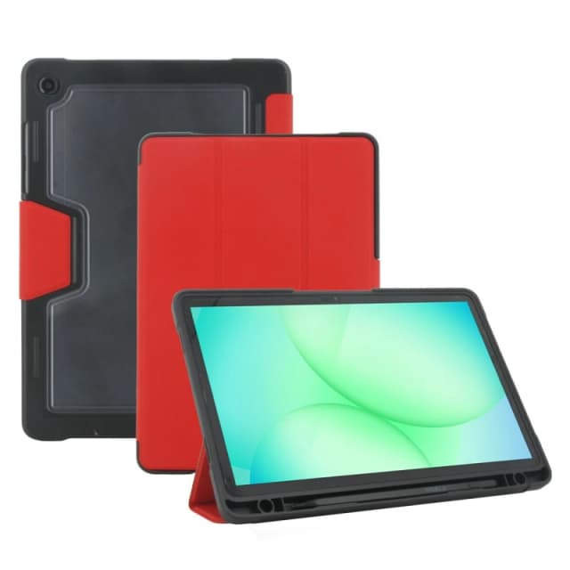 Mobilis Mobilis 062017 tablet case 27.9cm (11") Flip case Transparent, Red, Black 062017