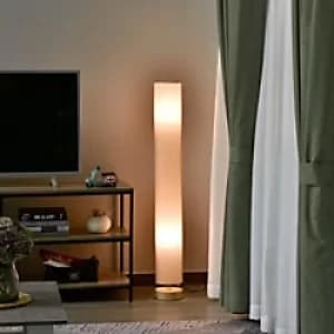 HOMCOM Floor Lamp Cream 150 x 150 x 1,200 mm