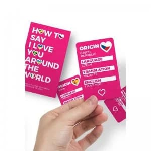 How To Say I Love You Around The World Cards