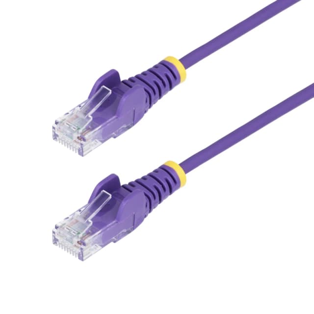 StarTech.com 3m Purple Slim CAT6 Ethernet Cable. Snagless. 100W PoE. U