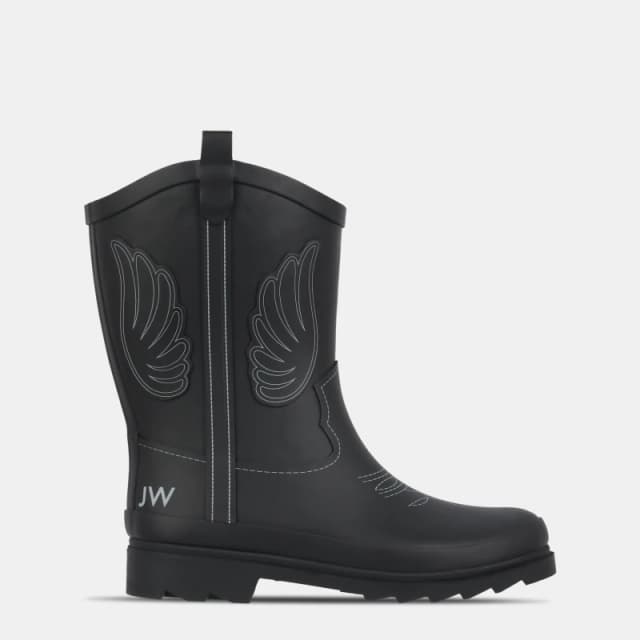 Jack Wills Womens Cowboy Waterproof Wellingtons Black female 4 (37)