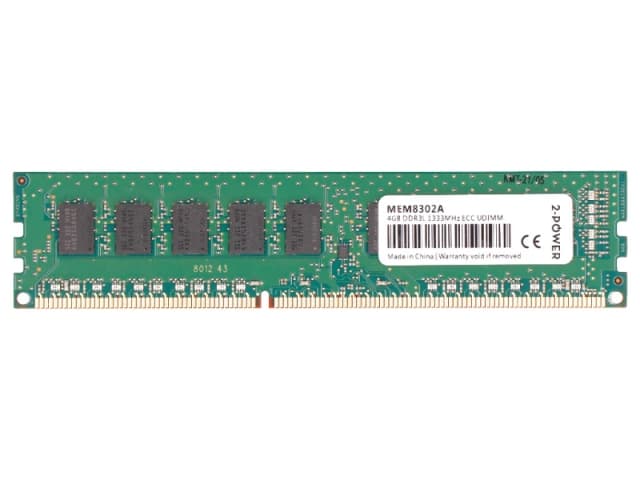 2-Power 4GB DDR3L 1333MHz ECC + TS UDIMM Memory - replaces 2PDPC31333E