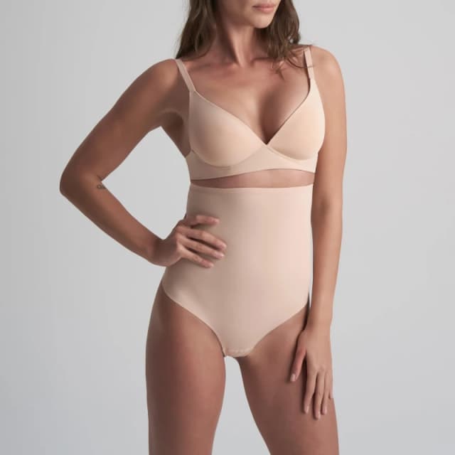 Bye Bra Sculpting High waist shapewear thong Beige female S (8)