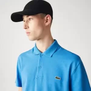 Mens Lacoste Regular Fit Stretch Organic Cotton Polo Size 3 - S Blue