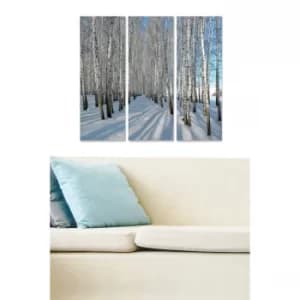 MDFART701 Multicolor Decorative MDF Painting (3 Pieces)