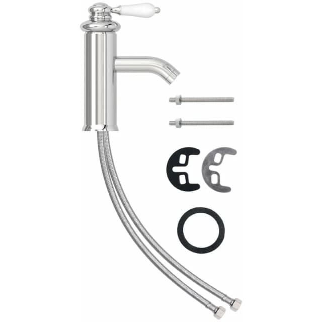 VIDAXL Bathroom Basin Faucet Chromed Finish 130x180 mm Vidaxl 8720286204603