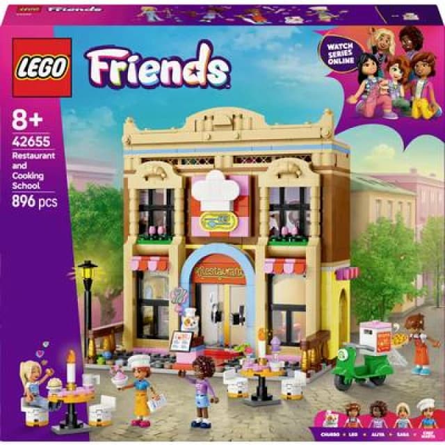 LEGO LEGO Friends Restaurant & Cooking School Toy Food Set 42655