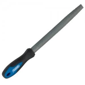 Draper Soft Grip 200mm File Cabinet Half Round Rasp