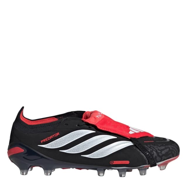 adidas Mens adidas Predator Elite Fold Over Tongue Artificial Ground Football Boots Black/Red male 8 (42)