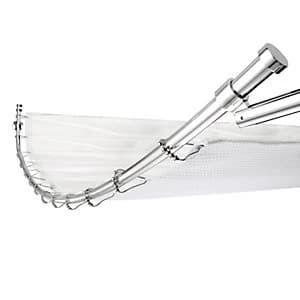 Croydex Luxury Curved Shower Curtain Rail