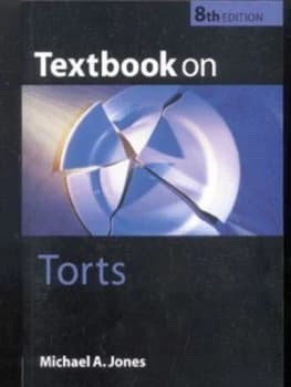 Textbook on Torts by Michael a Jones Paperback