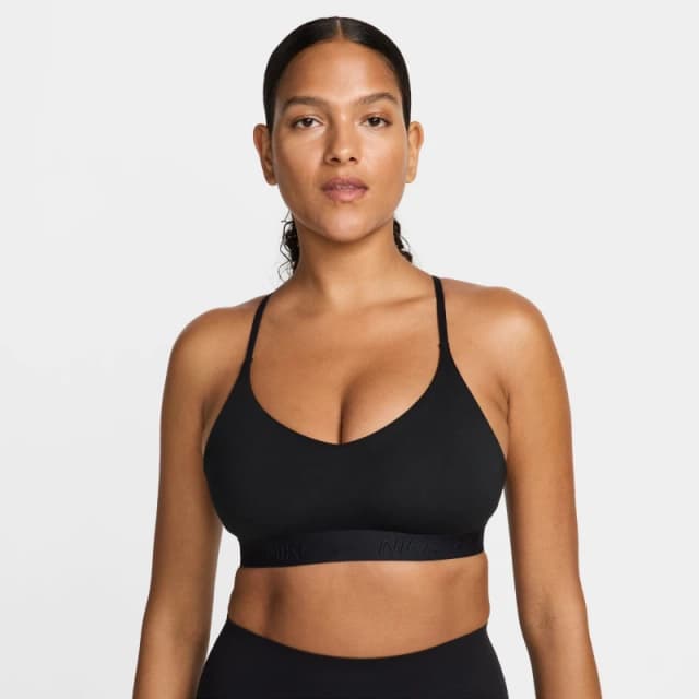 Nike Indy Light Support Womens Padded Sports Bra - Black 8