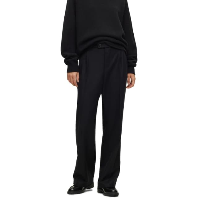 Boss Mens Slim Fit Stretch Trousers Black male M