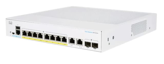 Cisco CBS250-8P-E-2G Managed L2/L3 Gigabit Ethernet (10/100/1000) Powe