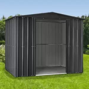8' x 5' Lotus Anthracite Grey Metal Shed (2.45m x 1.54m)