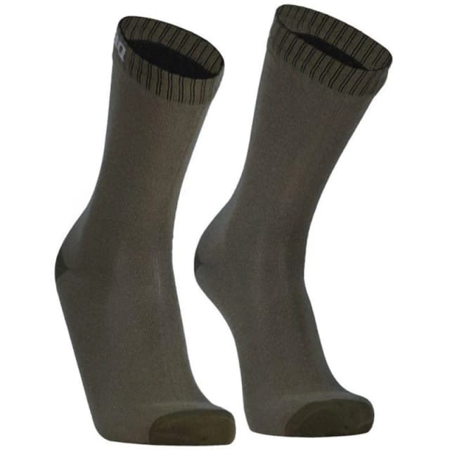 DexShell Ultra Thin Crew Socks Olive Green unisex S