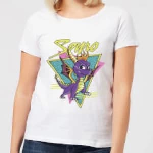 Spyro Retro Womens T-Shirt - White - 3XL