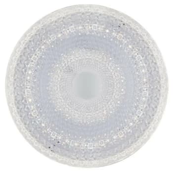 Fan Europe Lighting - Fan Europe UNIKA LED Patterned Glass Flush Ceiling Light White 2400lm CCT 39cm