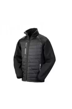 Black Compass Padded Soft Shell Jacket
