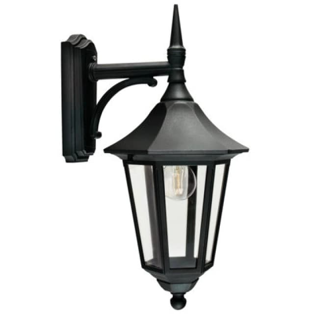 Norlys Norlys Valencia Outdoor Hanging Lantern Wall Light - Black