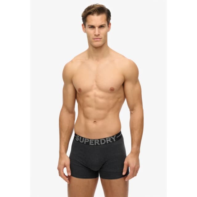 Superdry Boxer 3 Pack Raven Black male Large