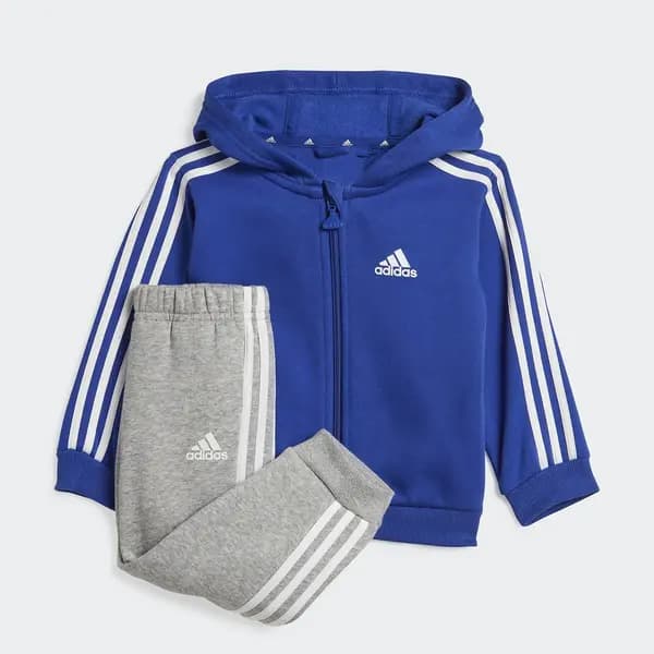 Zip-Up Hoodie/Joggers Outfit in Cotton Mix