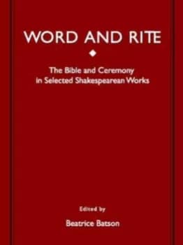 Word and Rite by E. Beatrice Batson Hardback