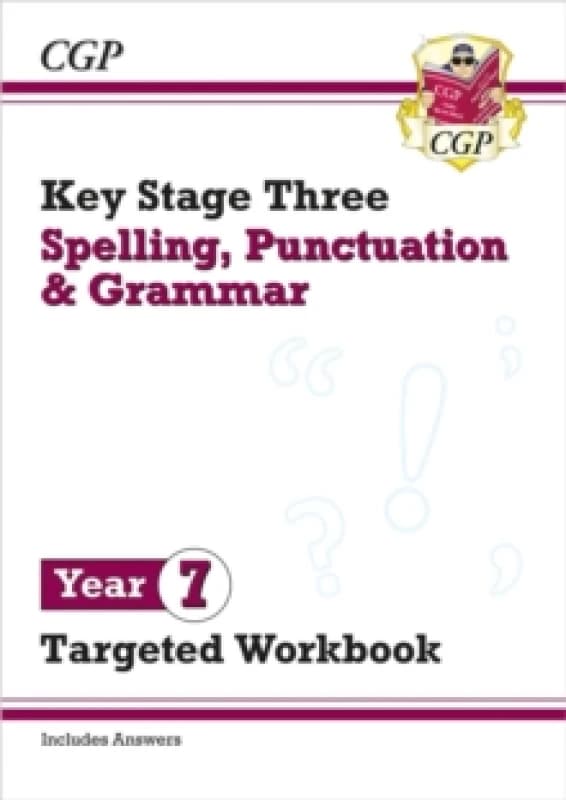 New KS3 Year 7 Spelling, Punctuation and Grammar Targeted Workbook (with answers) Paperback / softback