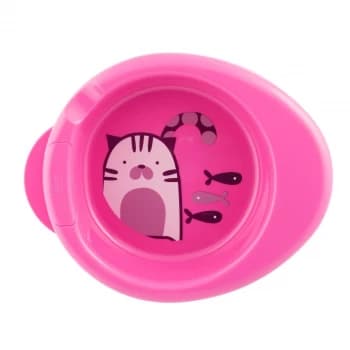 Chicco Pappacalda Plate Color Pink 6m +