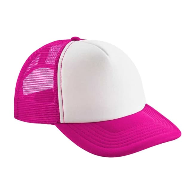 Beechfield Mens Vintage Snapback Trucker Cap in Fuchsia Fuchsia Male One Size