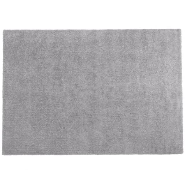 Beliani Shaggy Rug Demre Light Grey 160 X 230 Cm