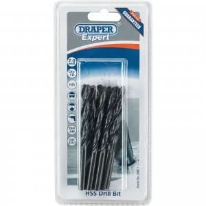 Draper Expert HSS Drill Bit 7mm Pack of 10