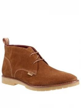 Base London Miller Suede Boot - Tan, Cognac, Size 11, Men
