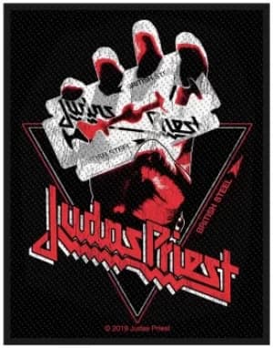 Judas Priest British Steel Vintage Patch multicolour