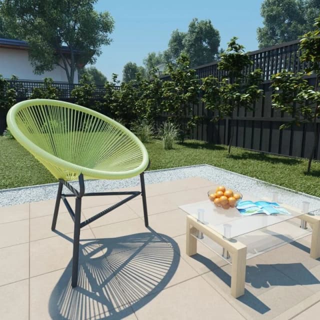 VIDAXL Garden Acapulco Chair Poly Rattan Green Vidaxl 8720286150030