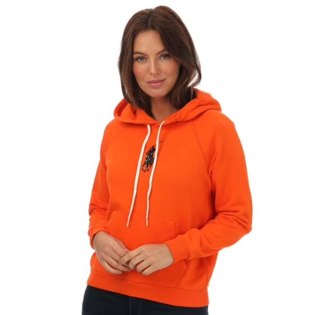 Ralph Lauren Beaded Pony Terry Hoody Orange female 4-6