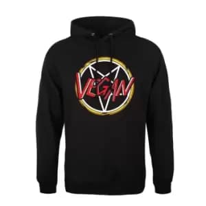 Grindstore Mens Metal Vegan Hoodie (M) (Black)