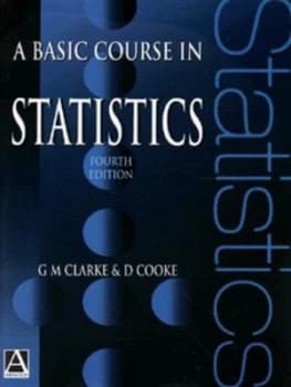 A Basic Course in Statistics by Dennis Cooke Paperback